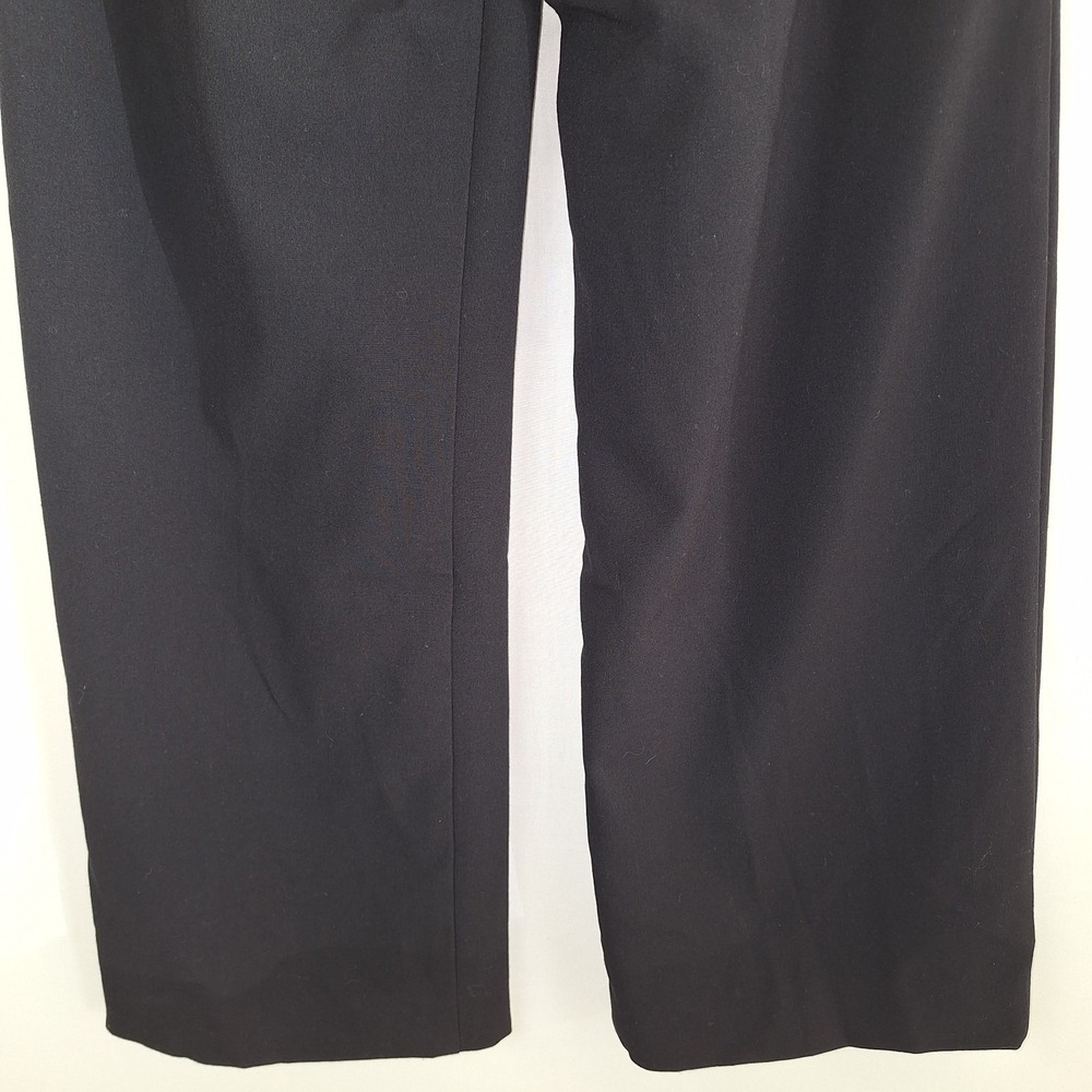 Vintage Black Dress Pants Worthington Stretch Women's Size 10 Side Zip Straight - Picture 7 of 16